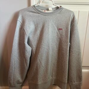 Levi's Classic Gray Crewneck Sweater